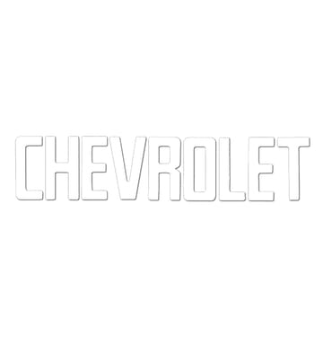 Chrome Tailgate Decal Letters For 1981-1987 Chevy Fleetside Pickups – OER Brand, USA